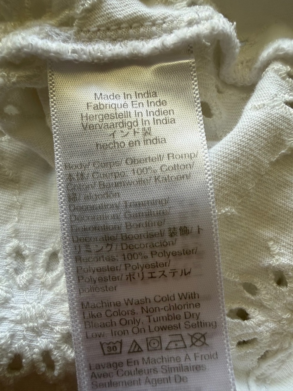 Madewell Embroidered Wide-Sleeve Boxy Tee : XXS - Picture 7 of 7